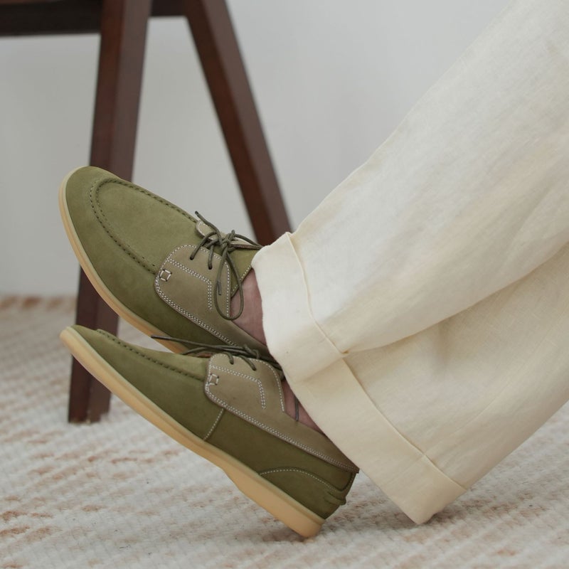 A Generation Of Vintage Men'S And Women'S Summer Low-Top Tooling Shoes British Style Japanese Casual Leather Soft-Soled Sailing Shoes - Image 2